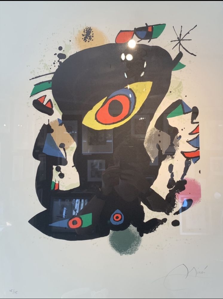 リトグラフ Miró - Inauguration galerie Maeght Barcelone 