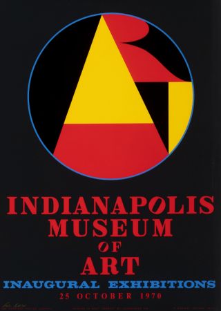 シルクスクリーン Indiana - Indianapolis Museum of Art, Inaugural Exhibitions, 1970