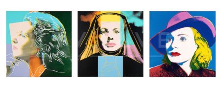シルクスクリーン Warhol - Ingrid Bergman Portfolio