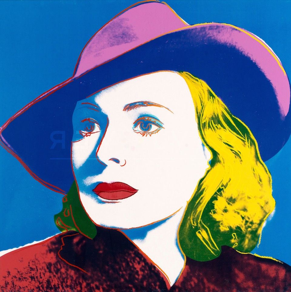 シルクスクリーン Warhol - Ingrid Bergman, With Hat (FS II.315) 