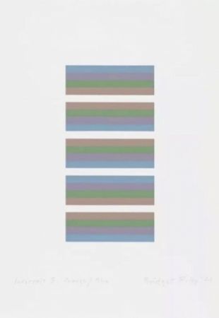 シルクスクリーン Riley - Intervals 3 - Orange / Blue