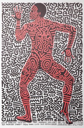 オフセット Haring - Into 84: Tony Shafrazi Gallery