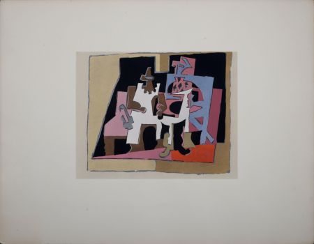ステンシル Picasso - Intérieur, 1933 - Sought-after pochoir!