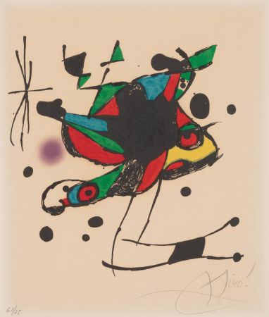 多数の Miró - Invitation Card for the Opening of the Fundació Miró Barcelona