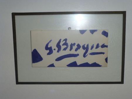 リトグラフ Braque - Invitation à la galerie Maeght
