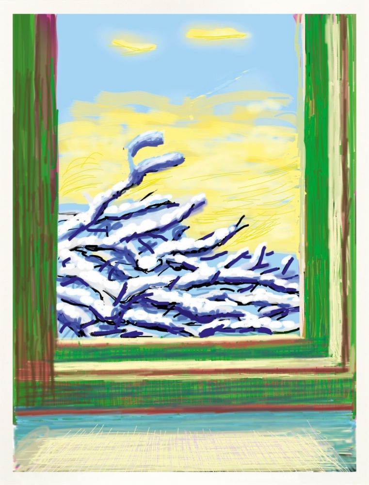 技術的なありません Hockney - IPad drawing `No 610`, 23rd December 2010