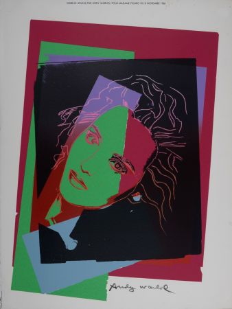 シルクスクリーン Warhol - Isabelle Adjani, 1986
