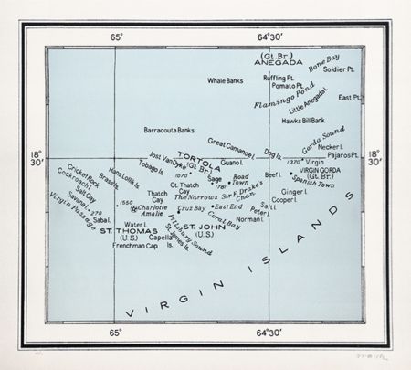 リトグラフ Macchi - Islas vírgenes