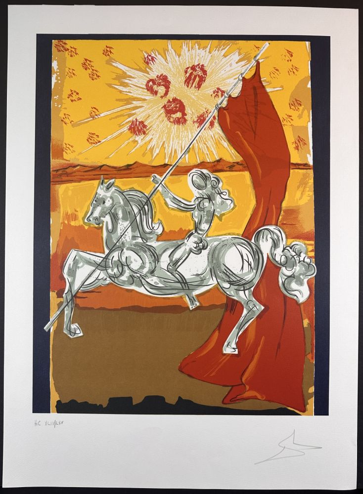 リトグラフ Dali - Ivanhoe Wilfred of Ivanhoe