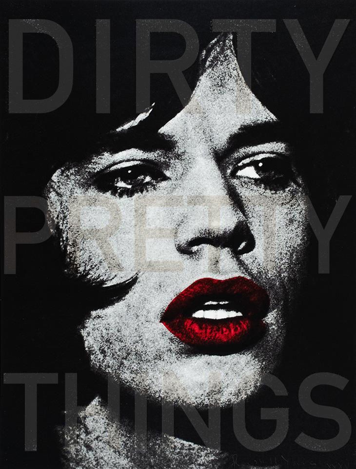 シルクスクリーン Young - Jagger (Dirty Pretty Things)