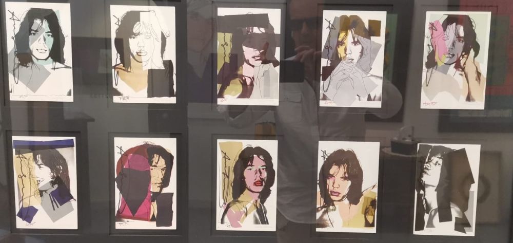 オフセット Warhol - Jagger M. invitation card - portfolio