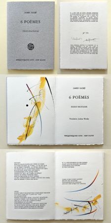 モノタイプ Baltazar - James Sacré. 6 POÈMES, avec 3 œuvres originales de Baltazar (2020)