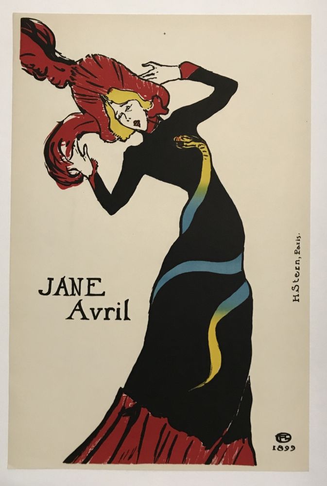 リトグラフ Toulouse-Lautrec - Jane Avril 