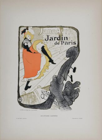 リトグラフ Toulouse-Lautrec - Jane Avril, 1896 