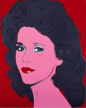 シルクスクリーン Warhol - Jane Fonda (FS II.268)