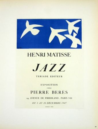 リトグラフ Matisse - Jazz