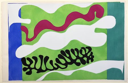ステンシル Matisse - JAZZ - LE LAGON - Pochoir original de Jazz (1947)