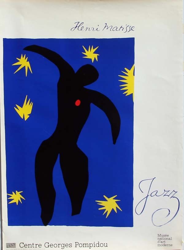 シルクスクリーン Matisse - Jazz  La Chute D'Icare