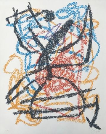 リトグラフ Miró - Je travaille comme un jardinier 