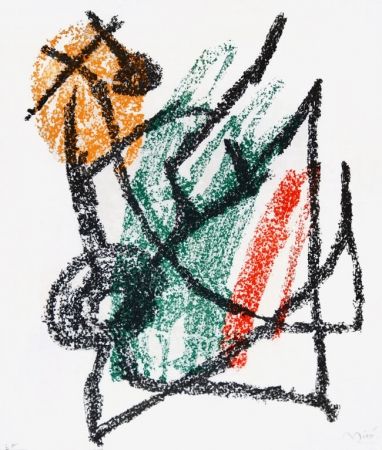 リトグラフ Miró - Je Travaille Comme un Jardinier (I Work Like a Gardener), 1963