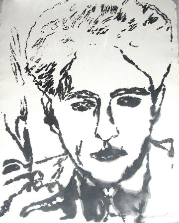 シルクスクリーン Warhol - Jean Cocteau