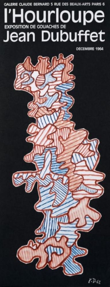リトグラフ Dubuffet - Jean Dubuffet - Original Lithographic Poster, 1964