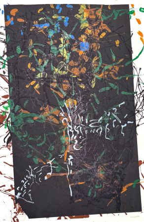 リトグラフ Riopelle - Jean Paul Riopelle(1923–2002) - Affiche avant la lettre - Color lithograph on Arches paper - 1968
