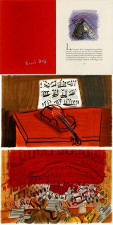 挿絵入り本 Dufy - Jean Witold : CONCERT DES ANGES - 9 lithographies en couleurs (1963).