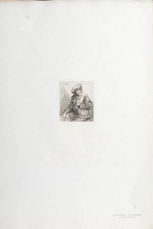 輪転グラビア印刷 Rembrandt - Jeune Homme à la Gibecière
