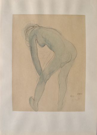 彫版 Rodin - Jeune modèle s'étirant