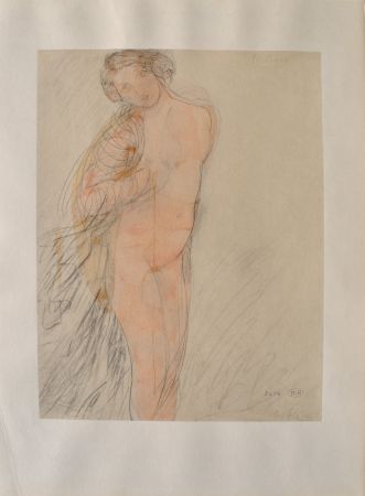 彫版 Rodin - Jeune modèle à moitié nu
