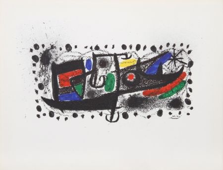 リトグラフ Miró - Joan Miro und Katalonien