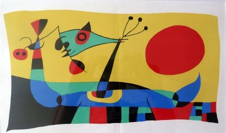 リトグラフ Miró - Joan Miró Jacques Prévert et Ribemont-