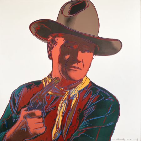 シルクスクリーン Warhol - John Wayne [Unique] (FS II.377)