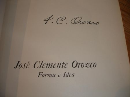 挿絵入り本 Orozco - Jose Clemente Orozco. Forma e Idea.