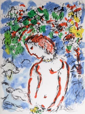 リトグラフ Chagall - Jour de Printemps, 1972