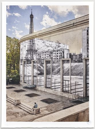 リトグラフ Jr - JR Au Palais De Tokyo, 28 Aout 2020, 16h12, Paris, France
