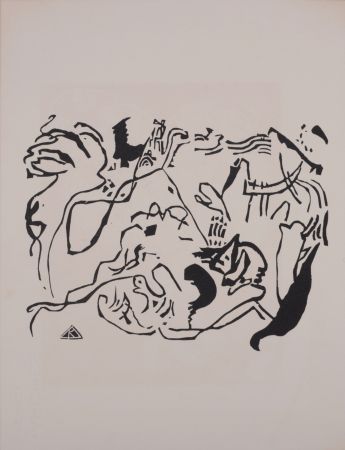 木版 Kandinsky -  Judgement Day, c. 1975