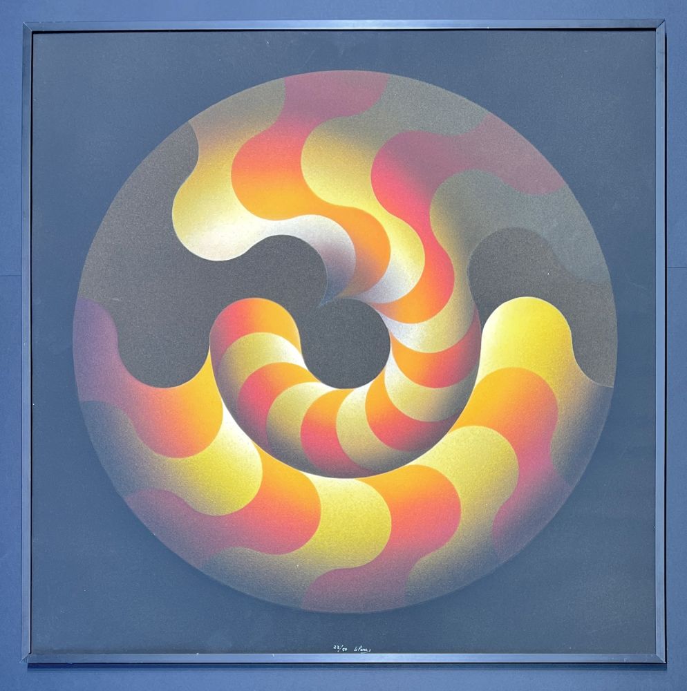 技術的なありません Le Parc - Julio Le Parc (1928) - Pochoir on paper - 1992