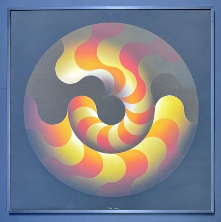 技術的なありません Le Parc - Julio Le Parc (1928) - Pochoir on paper - 1992