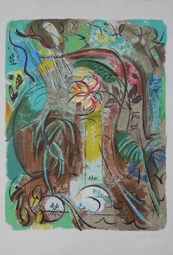リトグラフ Masson - Jungle, c. 1980 - Hand-signed!