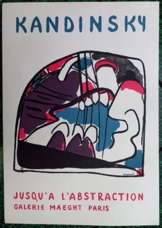 リトグラフ Kandinsky - Jusqu'à l'abstraction