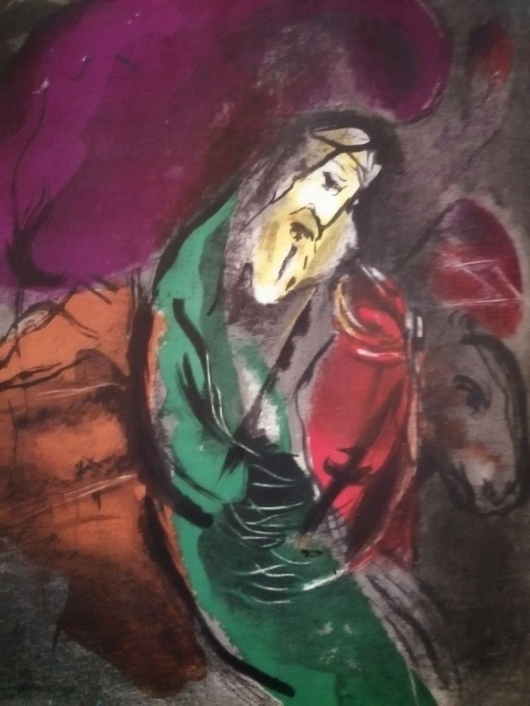 リトグラフ Chagall - Jérémie