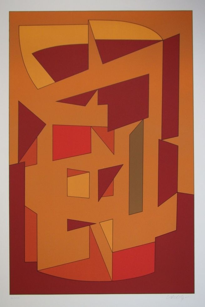シルクスクリーン Vasarely - Kallion