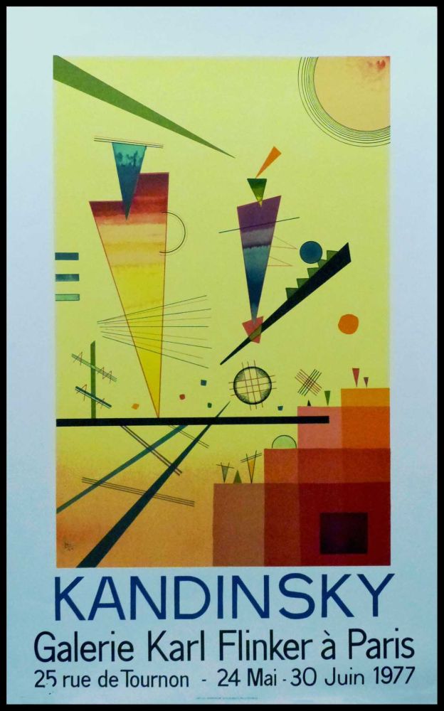 リトグラフ Kandinsky - KANDINSKY GALERIE Karl FLINKER, PARIS