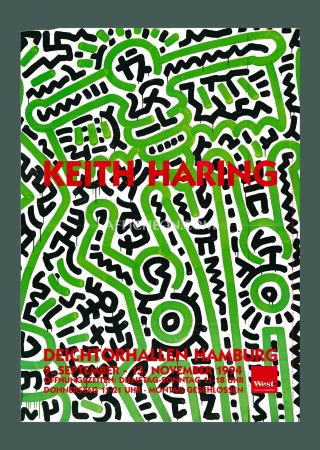 リトグラフ Haring - Keith Haring: 'Homo Decorans' 1994 Offset-lithograph