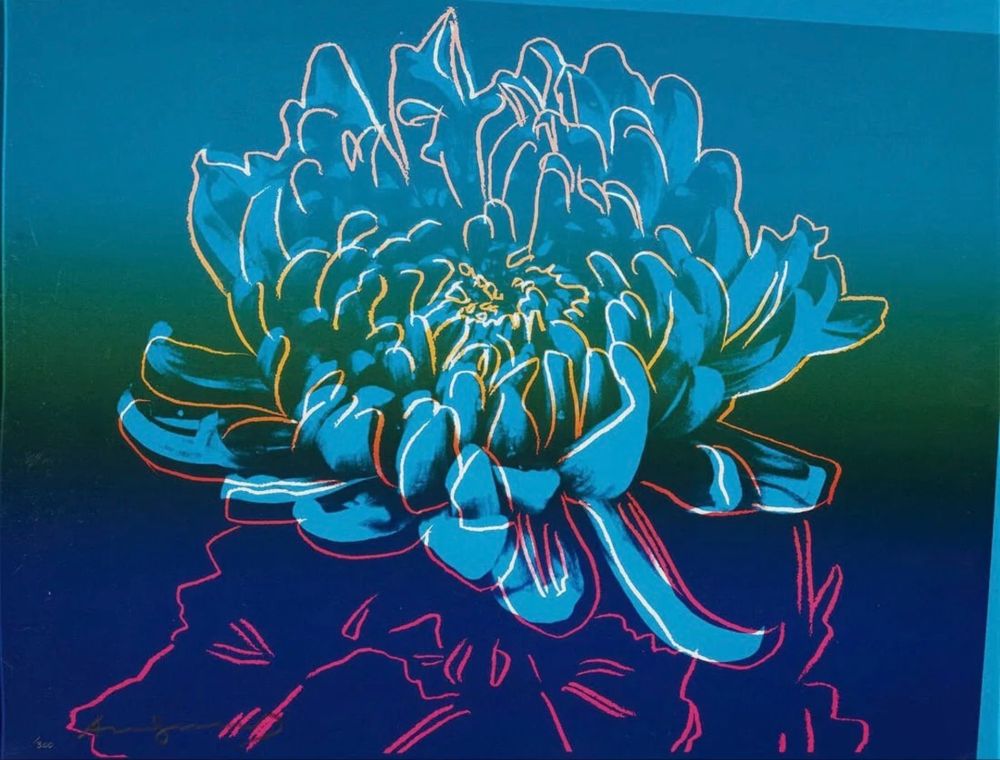 シルクスクリーン Warhol - Kiku, II.307