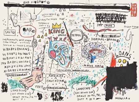 シルクスクリーン Basquiat - King Brand
