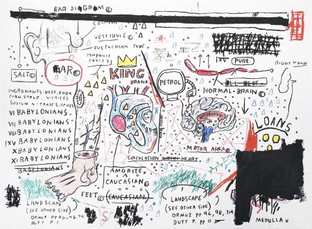 シルクスクリーン Basquiat - King Brand