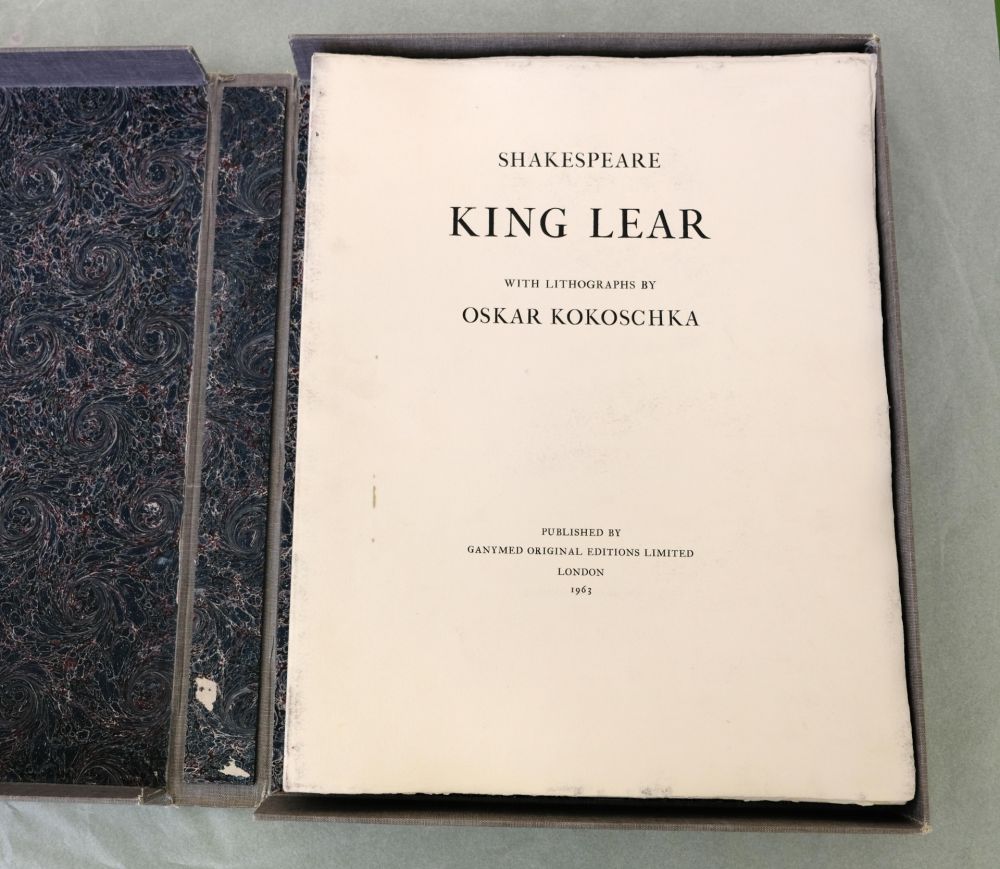 リトグラフ Kokoschka - King Lear